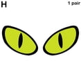 thumbnail image 1 of A Pair Eyes Auto Rear Nighttime Driving Safety Warning Reflective Decal Sti W5F6, 1 of 9