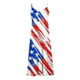 thumbnail image 4 of Summer Clearance! Joau Womens American Flag 4th of July Dresses Star Striped Patriotic Spaghetti Strap Sleeveless Maxi Dress Summer Beach Sundresses, 4 of 5