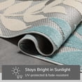 thumbnail image 5 of Well Woven Dorado Mariah Modern Floral Beige Indoor/Outdoor High-Low Pile 9'3" x 12'6" Area Rug, 5 of 8