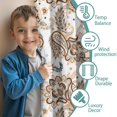 thumbnail image 3 of Blackout Kids Curtains,Orange Paisley Pattern Childrens Insulated Curtains Set Of 2,Bedroom Essentials,Toddler Room Decor 42x54in(106x137cm), 3 of 5