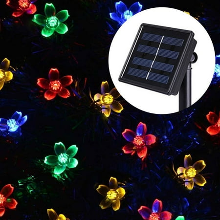 

Solar Powered Cherry Flowers Lights Garden Outdoor Yard Lawn Lamp Decor