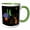 Green/White, variant on 3drose, Funny Buck Deer Camping Cartoon, 11oz Magic Transforming Mug