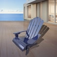 thumbnail image 6 of Cterwk Outdoor Indoor Wood Adirondack Chair, Blue, 6 of 9