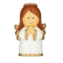 Roman Guardian Angel Figurine, 2.75-inch Height, Multicolor