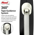 thumbnail image 3 of Flexi New Comfort Extra-Small Tape Retractable Dog Leash, 10 ft, Grey (For Dogs up to 26 lbs), 3 of 6