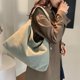 thumbnail image 2 of Bolso Satchel Hobo Casual Bandolera para Mujer Leopardo/Denim Azul, 2 of 9