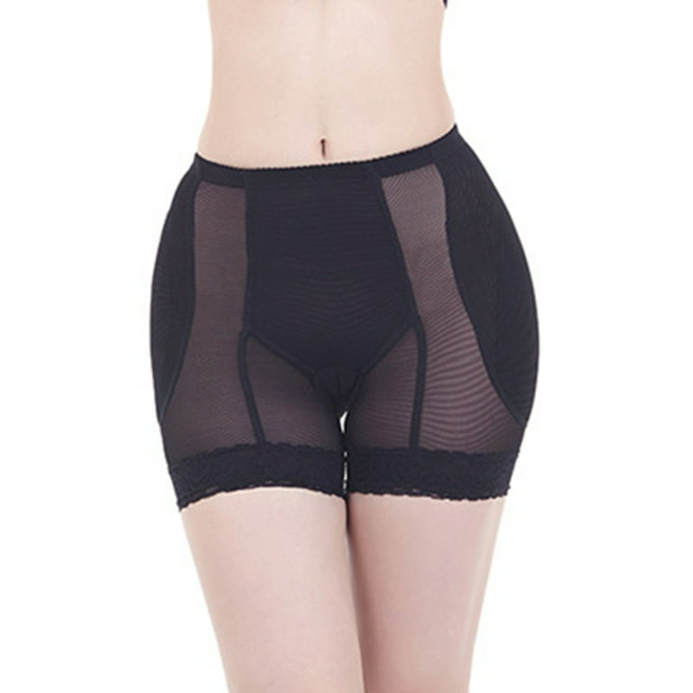 Stomach Girdle Panties Lifting Buttocks Bodycon Shaper with Sexy Lace for  Wife Mother Friends Gifts M Black