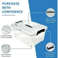 thumbnail image 3 of 6 Pack 46 Qt Latch Box Plastic Totes Clear Storage Containers Bin Latching Lids, 3 of 6
