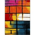 thumbnail image 2 of Luxe Weavers Art Deco Geometric Multi 9x12 Area Rug, Indoor Carpet, 2 of 7