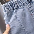 thumbnail image 6 of EnJoCho Teen Girls Jeans Straight Wide Leg Soli𝖽 Tone Elastic Waist Loose Denim Pants Stretch Trousers For Spring Autumn Back-to-School Outdoor Everyday Streetwear Casual Bottoms, 6 of 8
