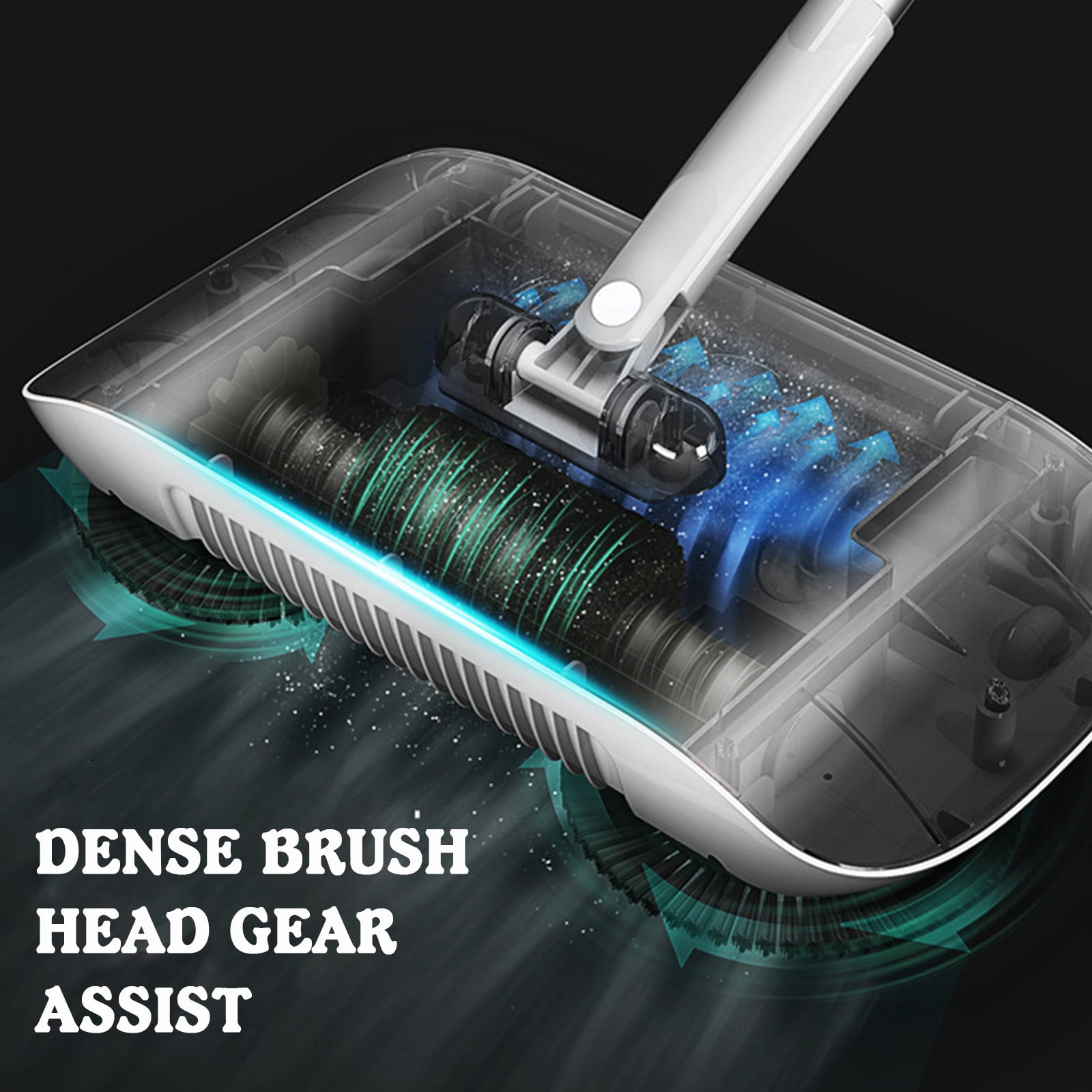 Wet Dry Vacuum Cleaner Broom Robot Vacuum Cleaner Floor Home Kitchen Sweeper Mopping Sweeping Machine Magic Handle Household Electric Floor Mops Floor Cleaning
