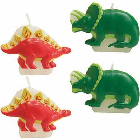 Creative Converting Dino Blast Molded Candles, 12-Pack