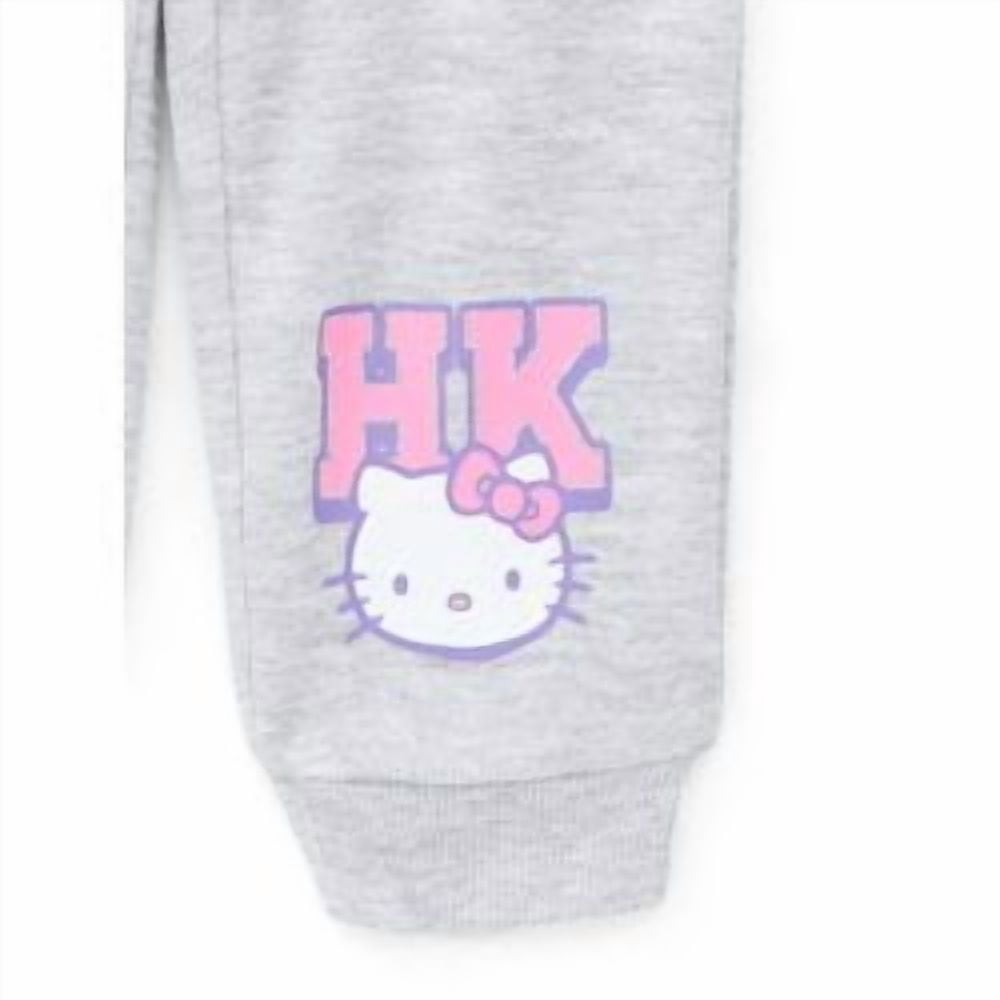 Hello Kitty Toddler Girls Graphic Sweatshirt and Joggers Set, 2-Piece, Sizes 12M-5T