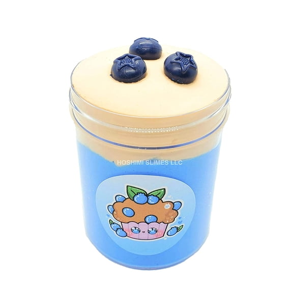 Blueberry Muffin Butter Scented Slime-Hoshimi Slimes Instagram Slime Shop