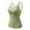 Green, variant on Thermal Tank Top for Women With Built-In Bra Self-Heating Lace Warm Sleeveless Fleece Lined Bottoming Cold-Proof Camis Tank Underwear Top for Winter Cold Weather Skii