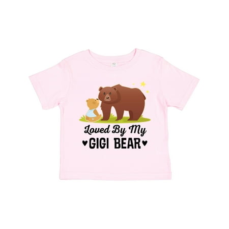 

Inktastic Gigi Bear Loves Me Grandson Gift Toddler Boy or Toddler Girl T-Shirt