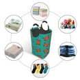 thumbnail image 5 of KLL Colorful Crab Laundry Hamper,Large Canvas Fabric Lightweight Storage Basket Toy Organizer Dirty Clothes Collapsible Waterproof, 5 of 6
