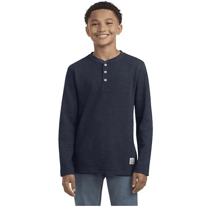 Levi's Boys Thermal Henley Long Sleeve Tee