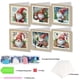 thumbnail image 2 of Tarjeta Dibujo Diamantes Kit Pintura Diy 6 PCS Serie Navidad para Favores Fiesta Navideña, 2 of 7
