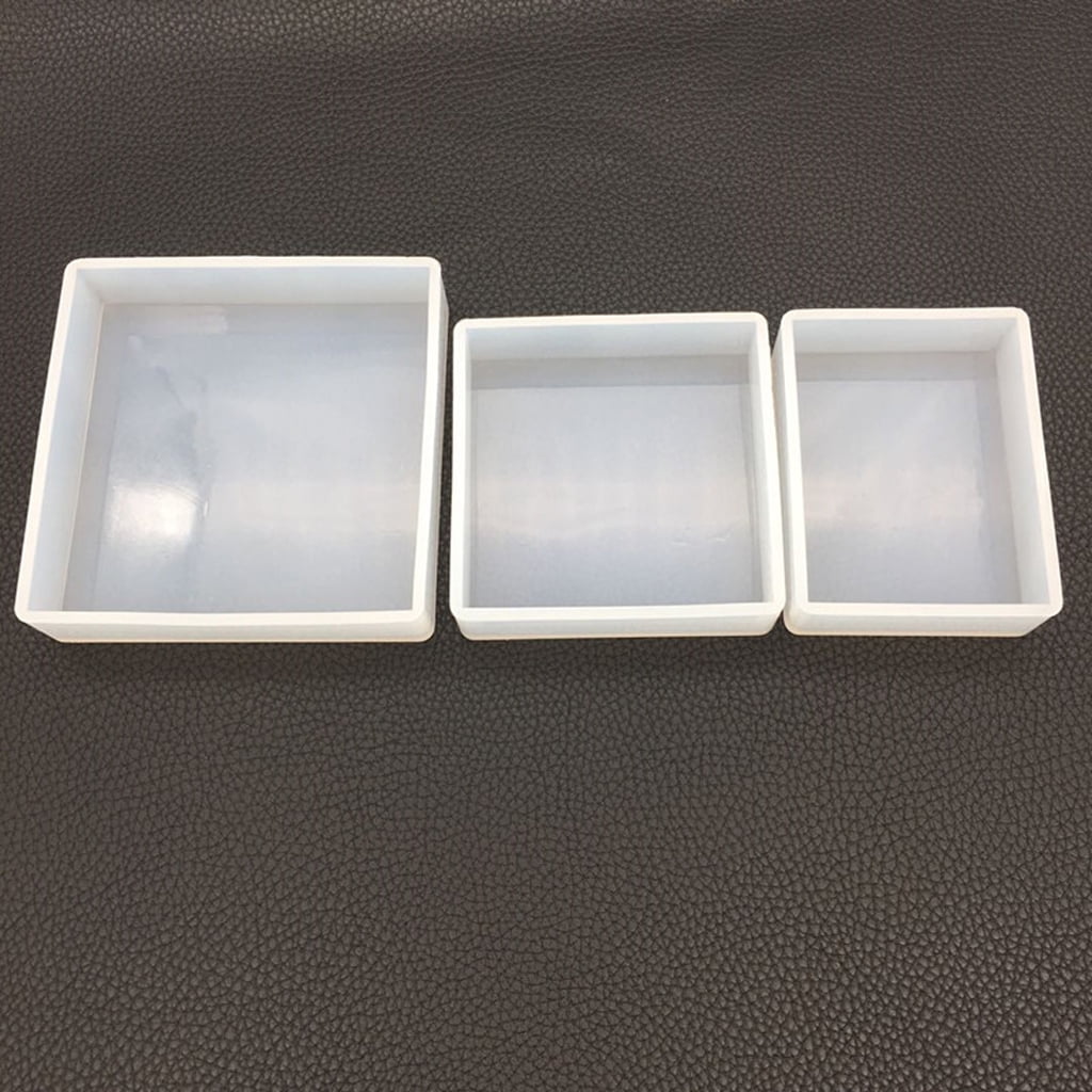 WINDLAND Square/Rectangle Resin Molds Silicone Molds for Children Epoxy Resin Casting