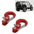 thumbnail image 2 of 2Pcs RC Trailer Hook Aluminum Alloy Corrosion Resistant RC Trailer Chain for SCX10 1/10 Car Model Red, 2 of 5