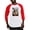 Red/White, variant on CafePress - Saint Michael The Archangel Baseball Jersey - Cotton Baseball Jersey, 3/4 Raglan Sleeve Shirt