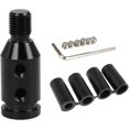 thumbnail image 1 of WWS-M12 X 1.25 Car Universal Black Gear Shift Knob Adapter for Non Threaded Shifter, 1 of 4