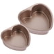 thumbnail image 1 of moldes para pasteles de cocina con forma de corazón y fondo extraíble., 1 of 4