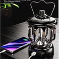 thumbnail image 2 of Luces LED retro para acampar al aire libre, luces portátiles para carpas, luces portátiles para acampar recargables por USB, 2 of 2