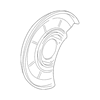 Genuine OE BMW Splash Shield - 34-21-1-162-776