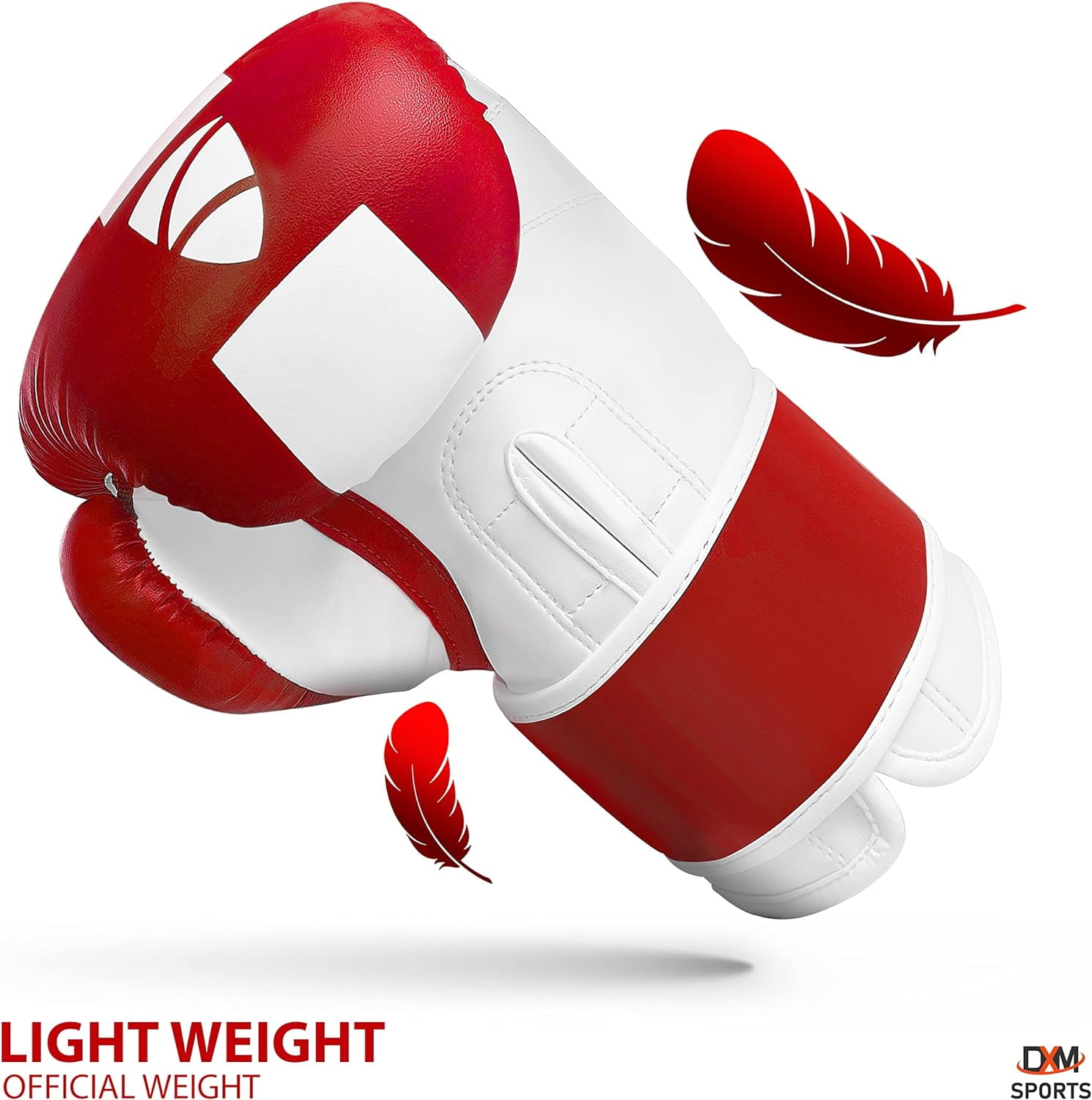 DXM SPORTS Boxing Gloves for Men & Women, Ideal for Heavy Punching Bag Workout Kickboxing, Muay Thai, MMA - 16oz