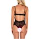 thumbnail image 5 of Lencería sexy, pijamas sexy transparentes de malla en V profunda, honda elástica de una pieza Fridja nalpqowj12145, 5 of 9