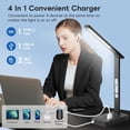 thumbnail image 2 of Lámpara de escritorio Infiway LED que cuida la vista, lámpara de mesa inteligente con puerto USB, 2 of 9