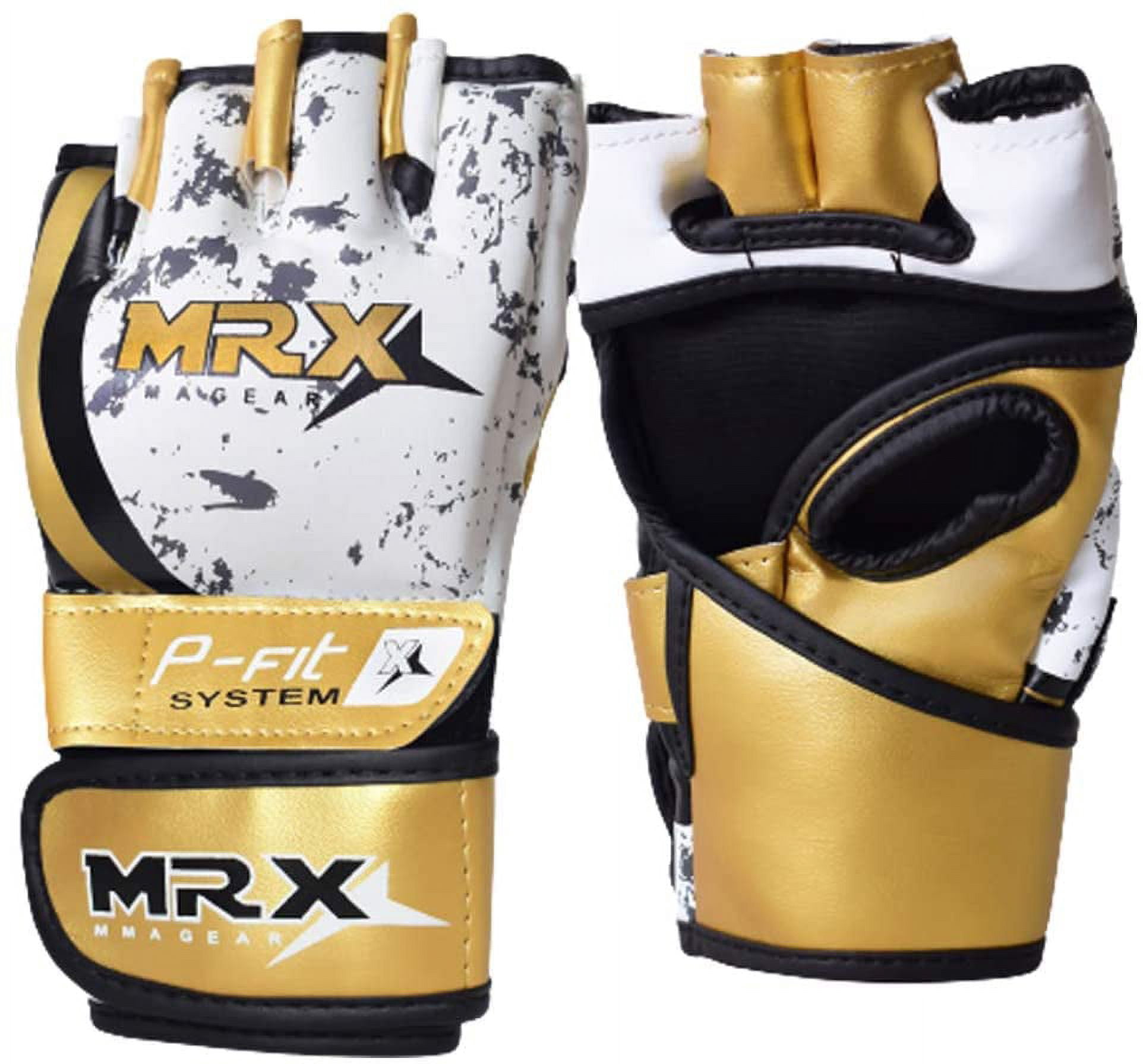 MRX MMA Grappling Gloves for Women Bag Training Boxing Sparring Golden Large