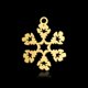 thumbnail image 3 of 5pcs/lot 100% Stainless Steel Christmas Snowflake DIY Charm Pendant Wholesale Jewelry Necklace Making Snowman Log Cabin Gloves, 3 of 4