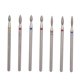 thumbnail image 1 of 7 Unids / set Brocas Eléctricas de Diamante para Uñas Fresas Rectificadoras para Pedicura Manicur MABOTO Brocas de uñas, 1 of 7