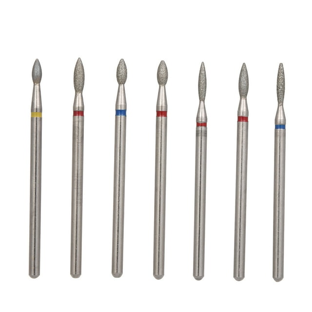 7 Pcs / Set Perceuse à Ongles Électrique en Diamant