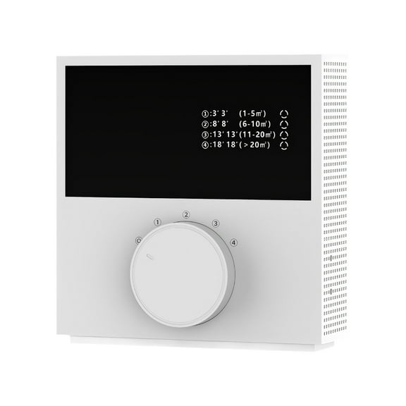 Air Purifier With Negative Ion Generator Odor Eliminator Home Bathroom Pet Smells Removal Freshener Filterless