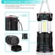 thumbnail image 5 of Linterna de camping, linternas LED recargables, luces de huracán con linterna y base magnética para camping, huracán, senderismo, emergencia Adepaton HMHZ228, 5 of 5