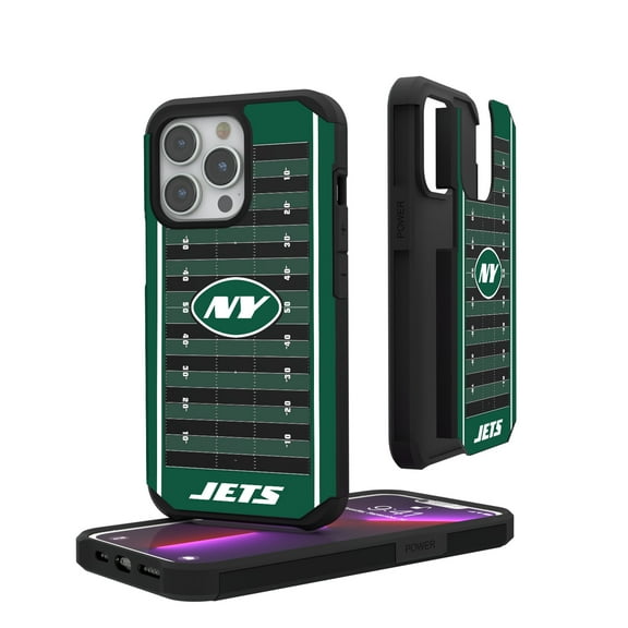 New York Jets iPhone Rugged Field Design Case