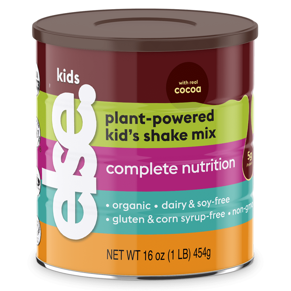 (2 pack) Else Nutrition Kids Shake Mix - Plant-Based, Dairy-Free Protein Powder w/ 25+ Vitamins (Chocolate, 1-Pack)