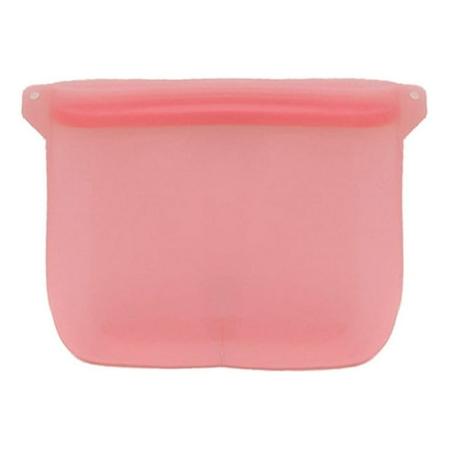 Sac Alimentaire 500/1000ml Réutilisable Auto-Scellant Étanche Conservation Silicone Fruits Viande Sac de Conservation Gadget de Cuisine