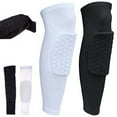 thumbnail image 1 of OUSITAID Honeycomb Bumper Crashproof Sports Football Basketball Leg Sleeve Knee Pads, 1 of 8