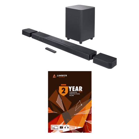 JBL BAR-1300X 11.1.4ch Soundbar and Subwoofer with Surround Speakers and 2 Year Amber Protection Plan (2022)