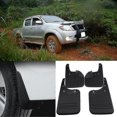 thumbnail image 2 of XL Blue and black Paquete de 4 guardabarros guardabarros compatibles con Toyota Hilux Vigo, 2 of 3