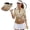 250th Anniversary Flower, variant on 250th Anniversary Women's Golf Shirt and Sun Visor Hat Set Moisture Wicking 3/4 Sleeve Golf Shirts Adjustable Fashion Baseball Golf Cap Suitable for Tennis Enthusiasts Quick Dry