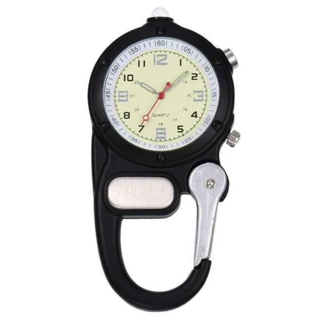 Almencla Mini Flashlights Ultralight Watch Microlight Watch Ultralight Portable Watch Black