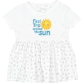 thumbnail image 3 of Inktastic First Trip Around the Sun Sunny Birthday Girls Baby Dress, 3 of 5