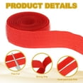 thumbnail image 3 of Uxcell Sew on Hook and Loop Tape, 3/4 Inch Width Non-Adhesive Back Nylon Fastener Strips 1 Yards for Crafts - (Red), 3 of 7