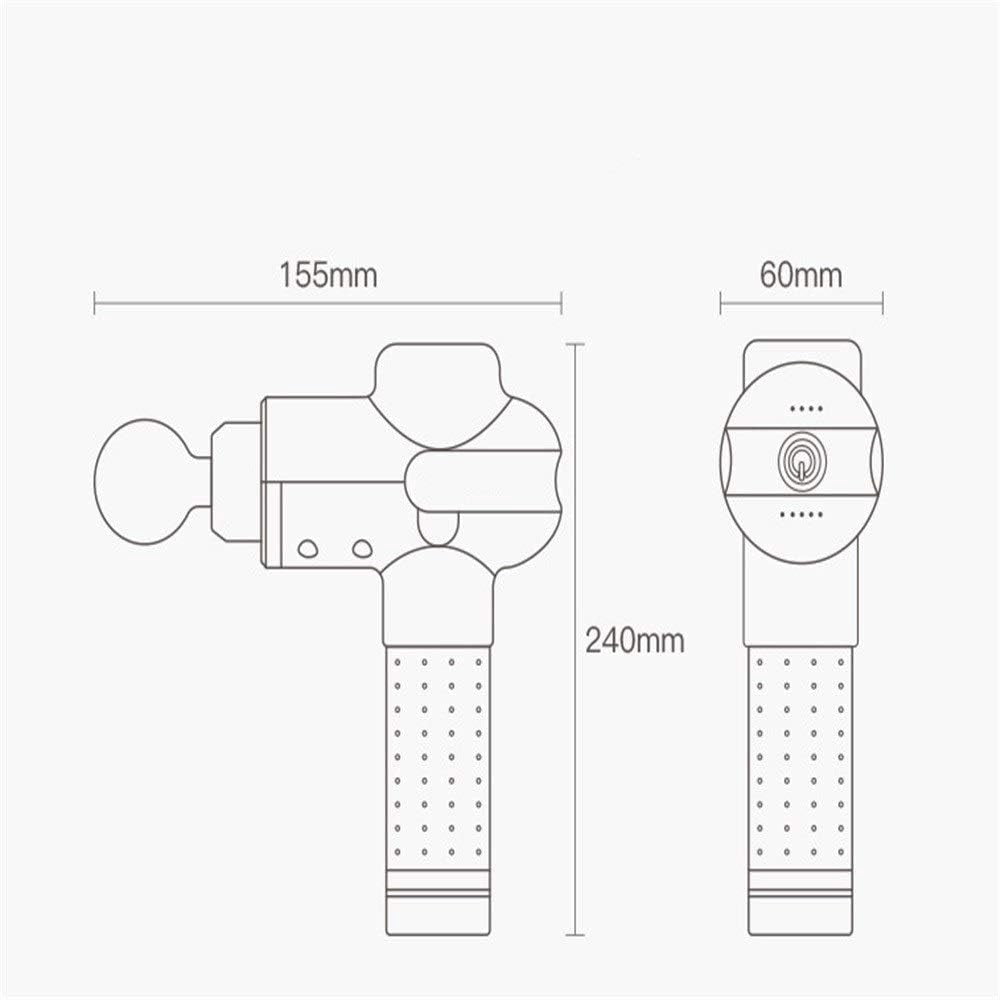 Massage T.h.e  r.a  p y Instrument Electric Shock Gun Mute Deeply Relaxing The Muscles Neck Gun